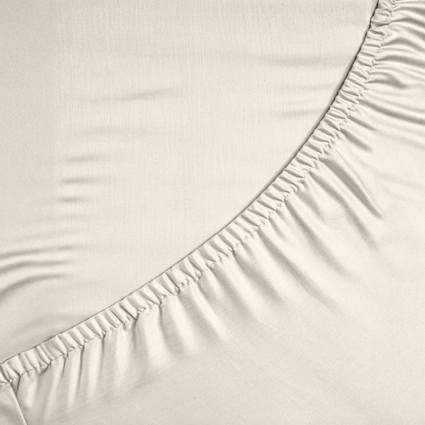 Cotton fitted sheet Cream