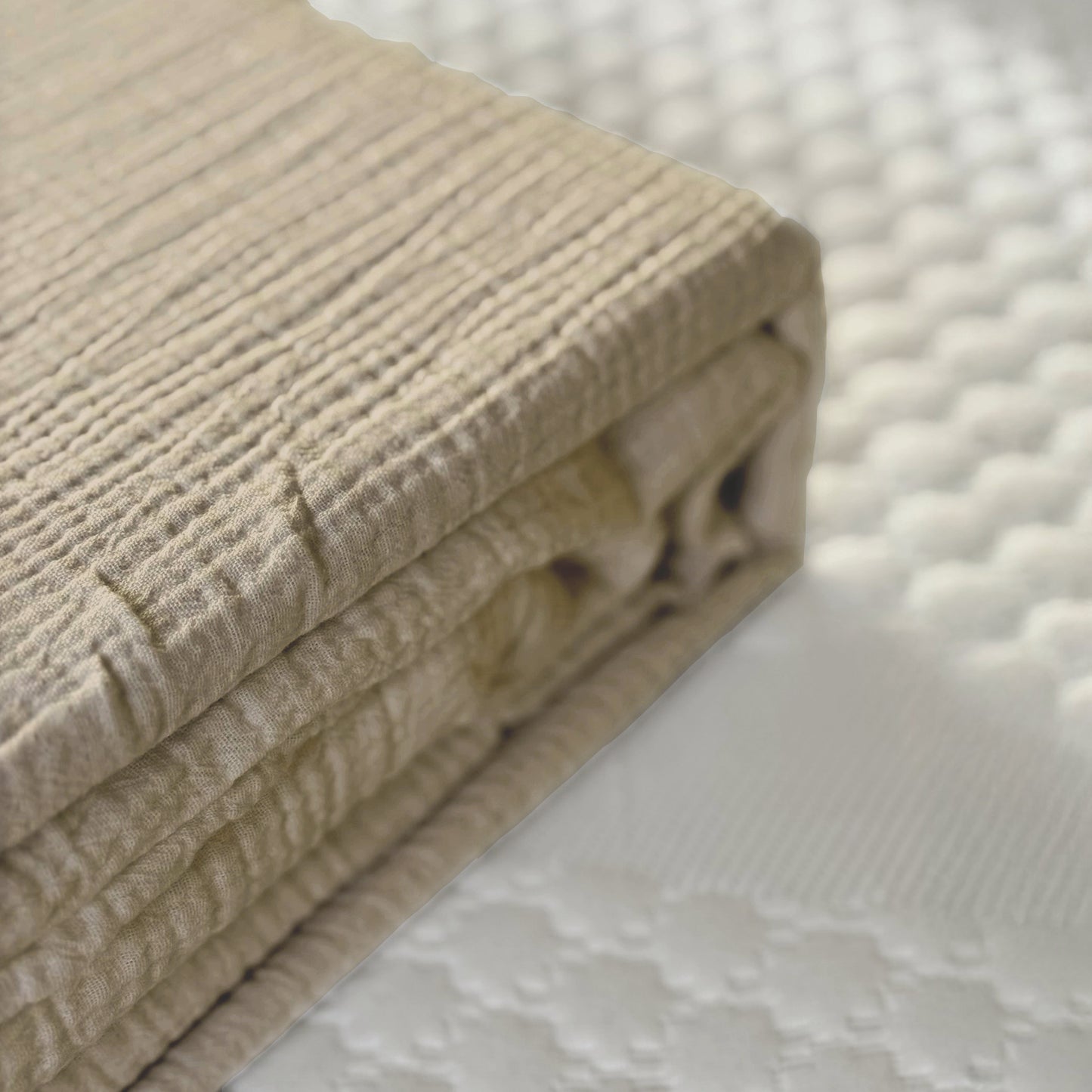 Mousseline Fitted Sheet Taupe