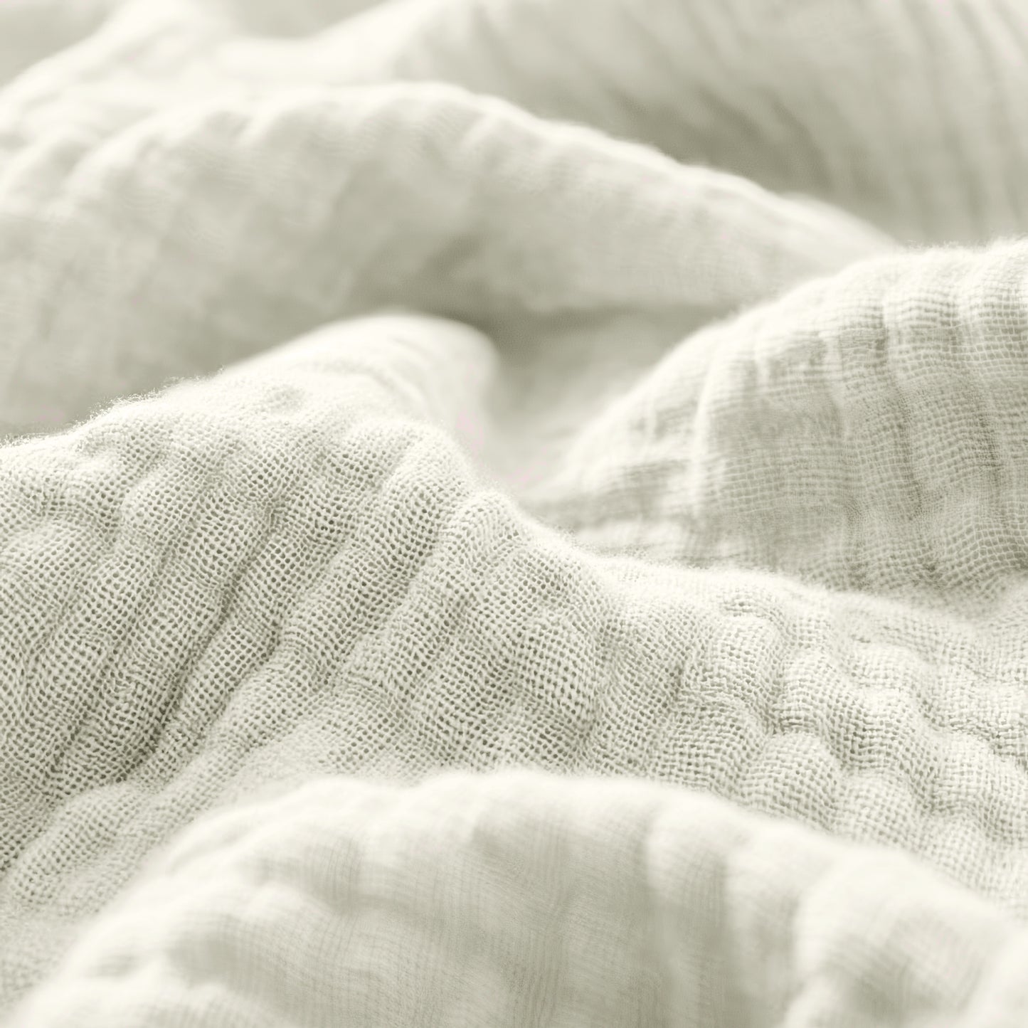 Mousseline Fitted Sheet Off-white