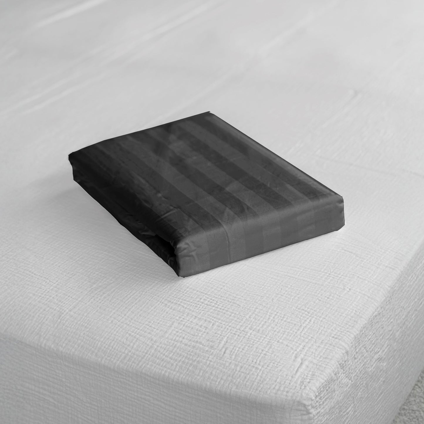 Gestreept katoen satijnen dekbedovertrek Cera