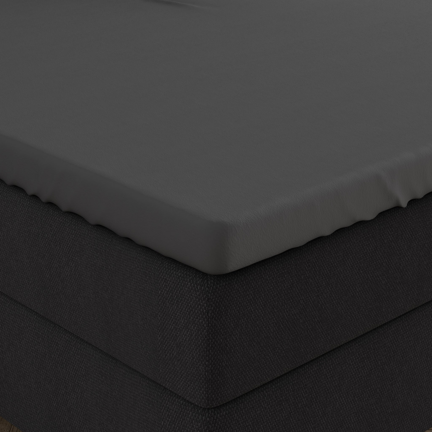 Drap-housse double jersey Splittopper - anthracite