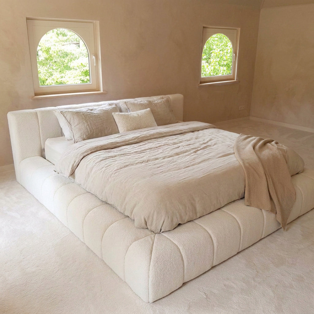 Amore bed with slatted base fixed