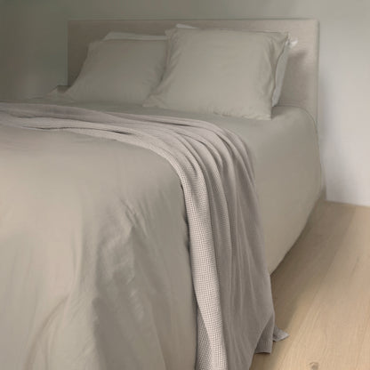 Katoen Satijn dekbedovertrek zand Cera