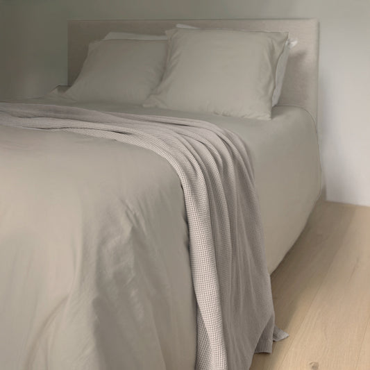 Satin Cotton Duvet Cover Sand