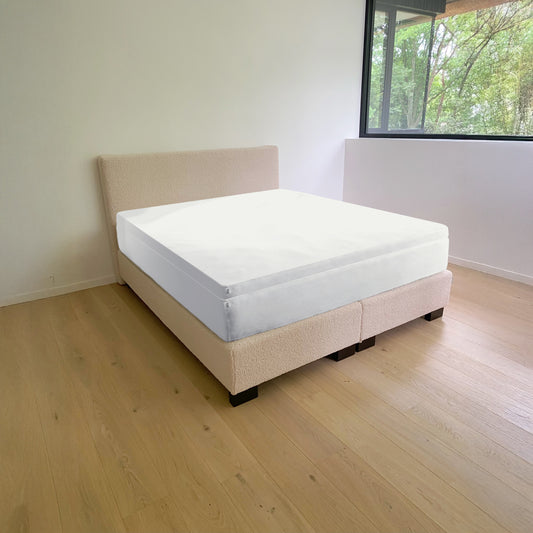 Drap-housse en jersey double - blanc