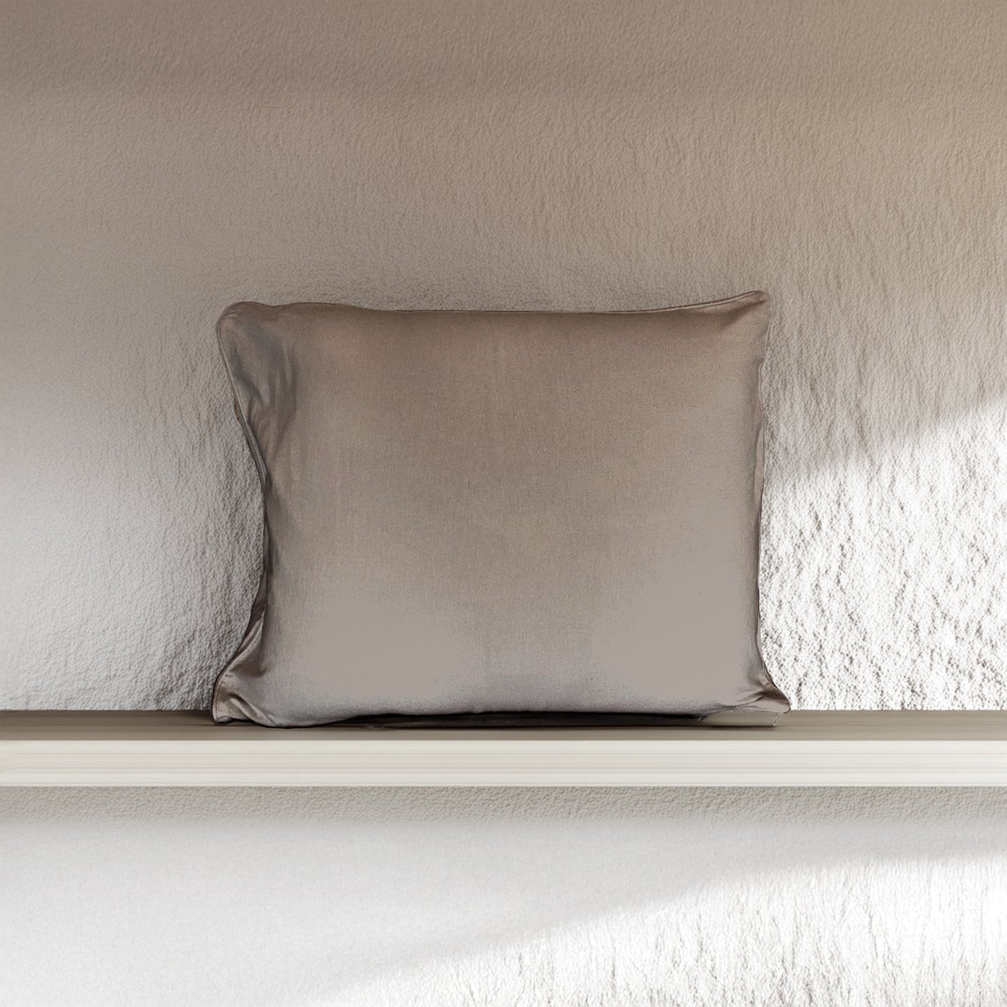 Flannel Cotton Duvet Cover - Taupe