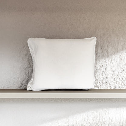 Flanellen katoenen dekbedovertrek - Wit