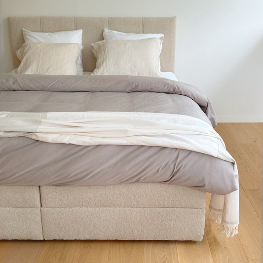 Boxspring Tokyo fixe avec espace de rangement