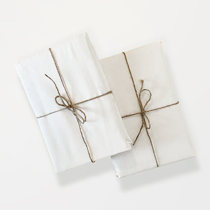 Pillowcase - 50x60  - White - Set of 2 pieces