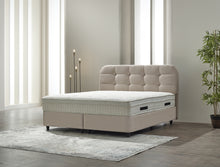 DOURO beige bed with storage space fixed + Mattress