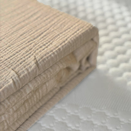 Mousseline Fitted Sheet Nude