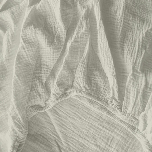 Drap-housse en mousseline