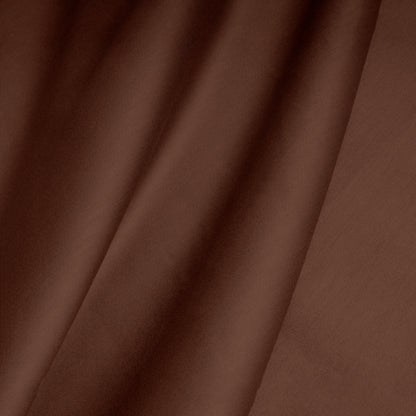Satin Cotton Fitted Sheet Split Topper Brown Cera