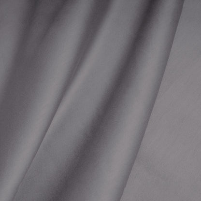 Satin Cotton Fitted Sheet Grey