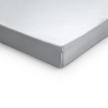 Satin Cotton Fitted Sheet - White