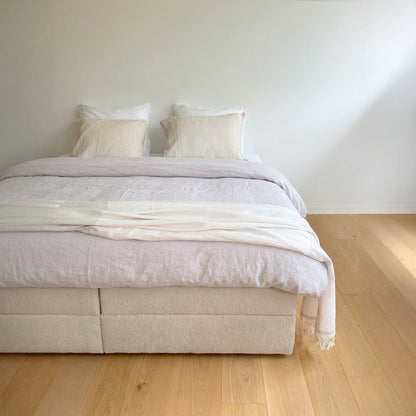 Tokyo fixed Boxspring with storage space without headboard