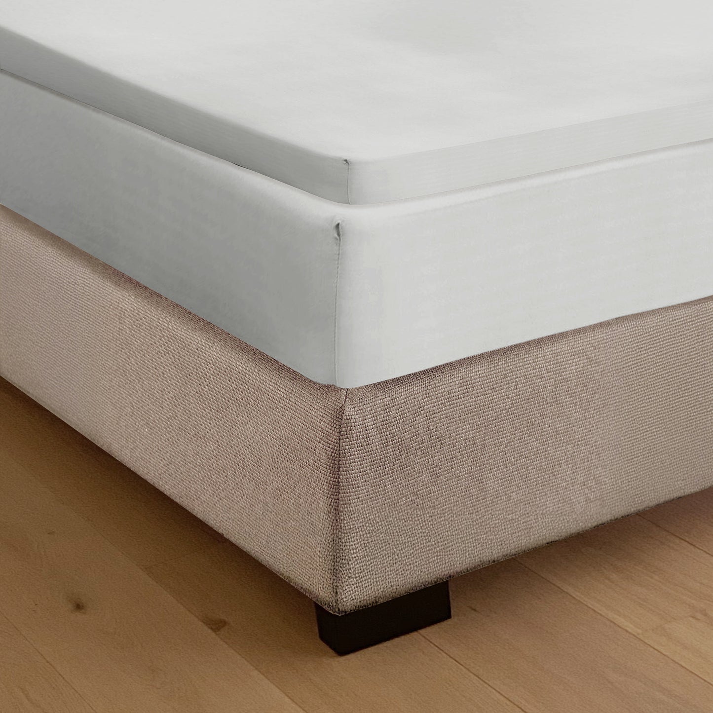 Cotton fitted sheet Topper White