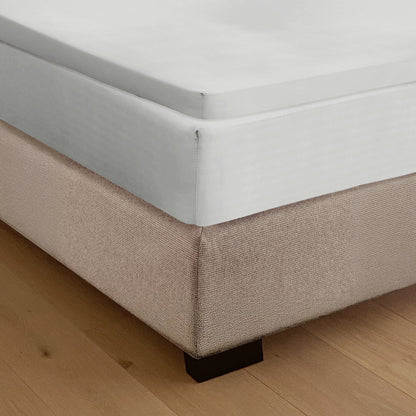 Cotton fitted sheet Topper White