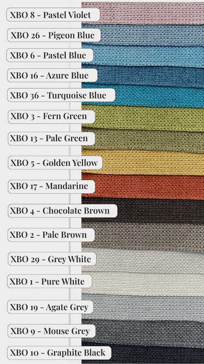 Color swatch chart with various pastel and neutral colors