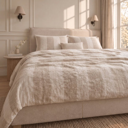Zoa linen duvet cover