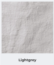 Philippa linnen fitted sheet - white