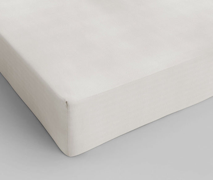 Cotton fitted sheet Cream